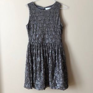 Zara Collection 👗 Forest Green Metallic Dress